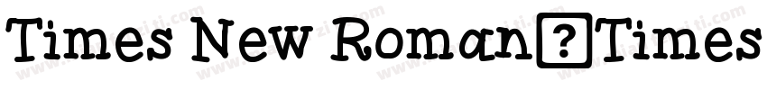 Times New Roman(Times New Roman)字体转换